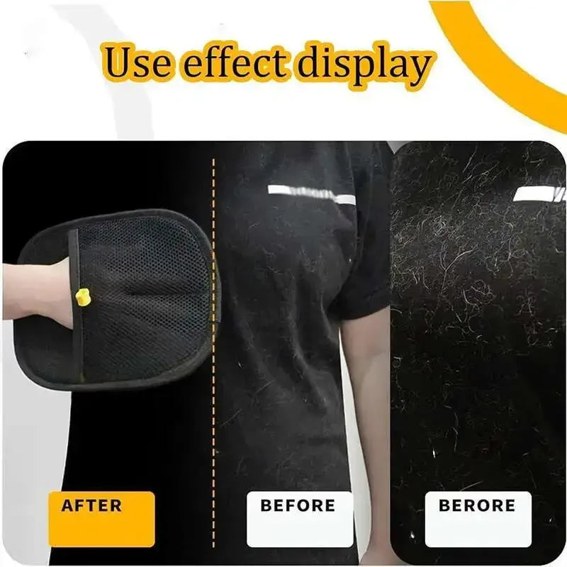 Pet Hair Removal Glove for Furniture and Fabrics