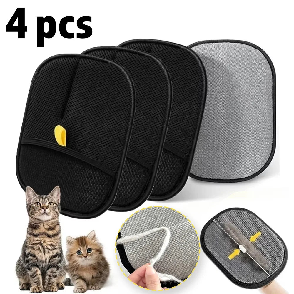 Pet Hair Removal Glove for Furniture and Fabrics